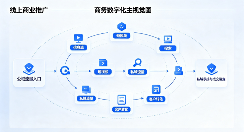 保定线上商业推广怎么做？全域流量闭环搭建与低成本转化实战指南